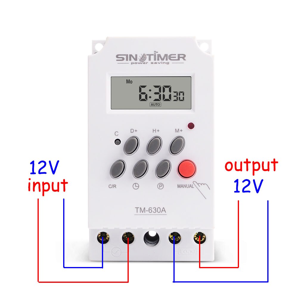 30AMP 12V DC AC ̴ Ÿ̸ ġ 7  α׷ ..